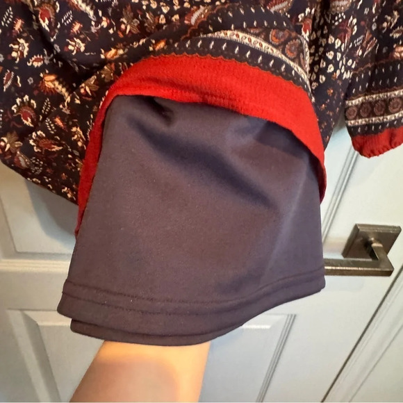 Flying Tomato Multicolor Boho Blouse Sz Medium Botanical Crochet Tunic Pattern - Picture 7 of 13